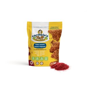 Carmela'S Crackers Craquelins Au Teff - Sumac 120G
