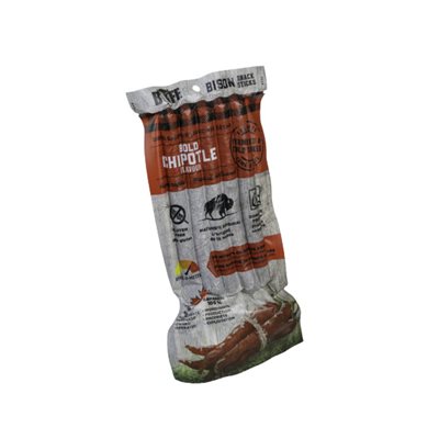 Buff Chipotle Bison Snack Sticks 5un=125g