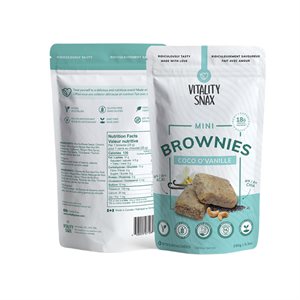 Vitality Snax Mini Brownies Coco O'Vanille 150g