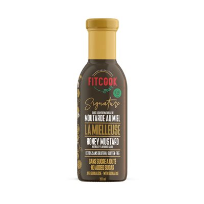 Fit Cook Foods Sauce Signature Moutarde Au Miel La Mielleuse 355Ml Fit Cook Foods Sauce Signature Moutarde Au Miel La Mielleuse 355Ml