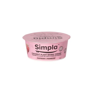 Simpla Yaourt De Noix De Coco Framboise (120g)