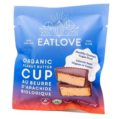 EatLove Organic Peanut Butter Cup