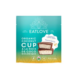 EatLove Organic Coconut Cup 51g