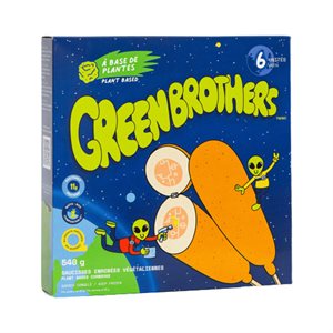 Green Brothers Plant-based corndogs