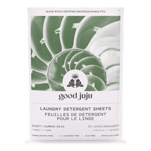 Good Juju Laundry Sheets Summer Rain - 36Pc