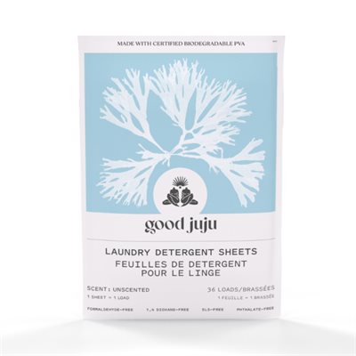 Good Juju Laundry Sheets Unscented - 36 Pc