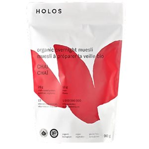 Holos Muesli à Préparer la Veille Chai Biologique 90g