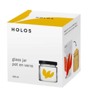 Holos Pot en Verre Vide 410ml