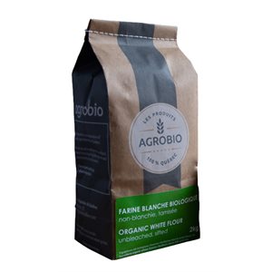 Agrobio Organic Sifted Unbleached White Flour 2KG