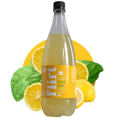 Flirt basil sparkling lemonade 1L