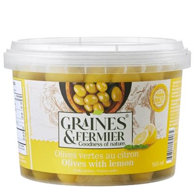 Graines&Fermier Olives with lemon 565 ml