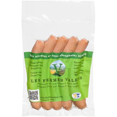 Les Fermes Valens Frankfurter 0.205 kg