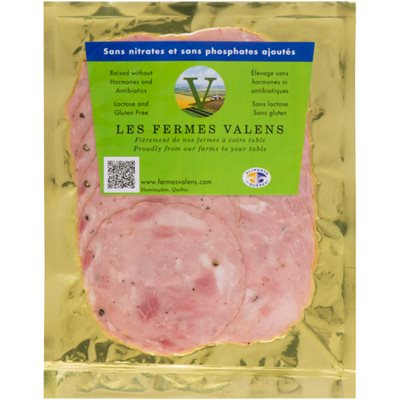 Les Fermes Valens Ham Peppered 0.121 kg 115g