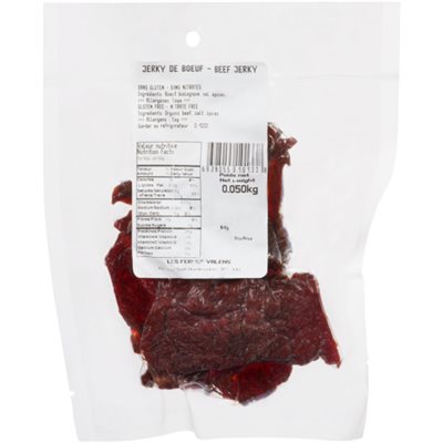 Les Fermes Valens Beef Jerky 0.050 kg 50g