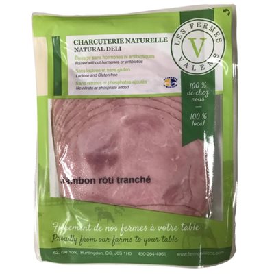 Les Fermes Valens Jambon rôti tranché env: 120g Les Fermes Valens Jambon rôti tranché env: 120g