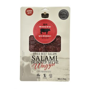 Label Bœuf - Dried beef salami Wagyu Paprika - 50g