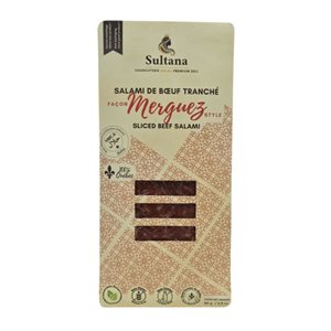 Sultana - Style Merguez sliced beef salami - 80g
