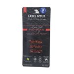 Label Bœuf - Paprika Sliced dried beef sausage - 80g Label Bœuf - Paprika Sliced dried beef sausage - 80g
