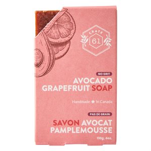 BARRE DE SAVON AVOCAT ET PAMPLEMOUSSE 110GR