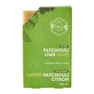 Crate61 No Grit Patchouli Lime Soap Bar 110G