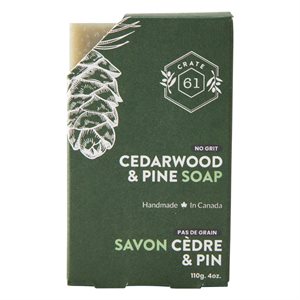 Crate61 No Grit Cedarwood&Pine Soap Bar 110G