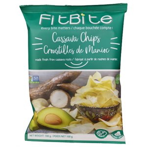 Fitbite Avocado Cassava Chips 100g