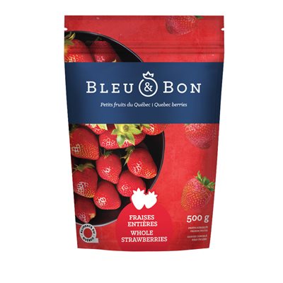 Bleu&BonFraises du Québec surgelées 500 g Bleu&BonFraises du Québec surgelées 500 g
