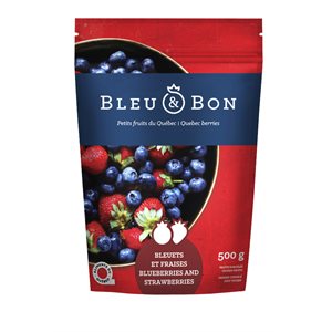 Bleu&Bon Frozen Strawberry&Blueberry Mix 500g