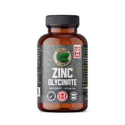 Pure Labs Vitamins Glycinate De Zinc 23Mg 60 Vegi Cap Pure Labs Vitamins Glycinate De Zinc 23Mg 60 Vegi Cap