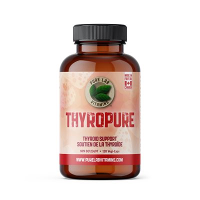 Pure Labs Vitamins Thyropure - Formule Végétalienne, Sans Herbe 120 Vegi Cap Pure Labs Vitamins Thyropure - Formule Végétalienne, Sans Herbe 120 Vegi Cap