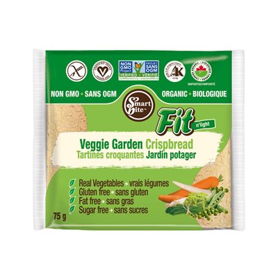 SMARTBITE TARTINES CROQUANTES LÉGUMES BIO 75g SMARTBITE TARTINES CROQUANTES LÉGUMES BIO 75g
