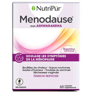Nutripur Menodause avec Ashwagandha 60vcaps