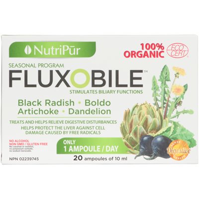 NutriPur Flux O Bile Duo Pack 20 ampoules