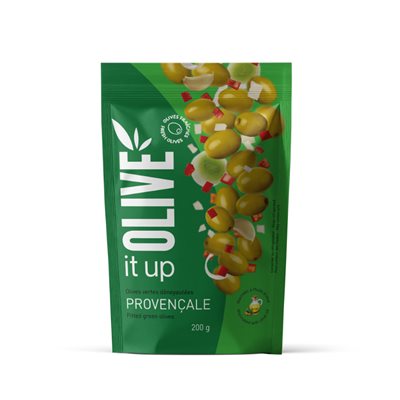 Olive it Up Olives Vertes Dénoyautées - Provençale 200g