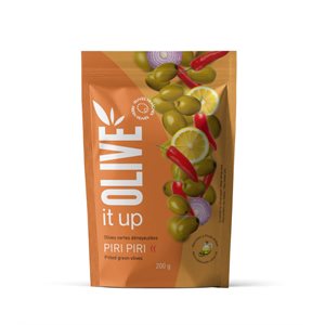 Olive it Up Olives Vertes Dénoyautées - Piri-Piri 200g