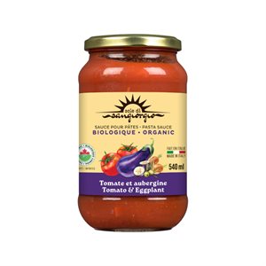 Sole Di Sangiorgio Sauce tomate et aubergine biologique 540ml