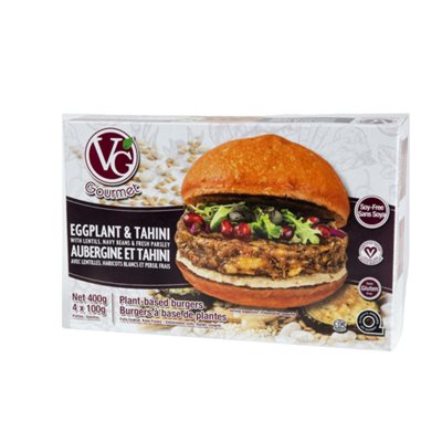 VG Gourmet Vegan Eggplant and Tahini Burger 400g