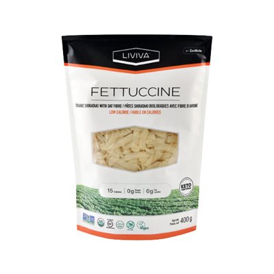 liviva Organic Shirataki Fettuccine with Oat Fiber 400g