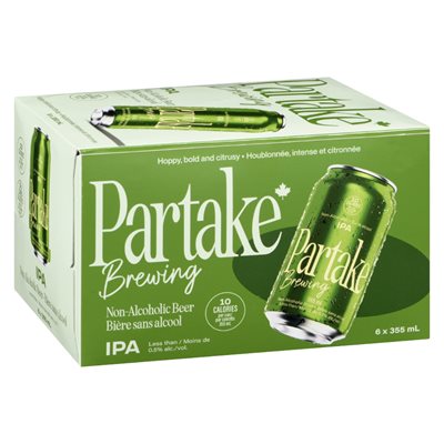 PARTAKE IPA Bière sans alcool 6x355ml