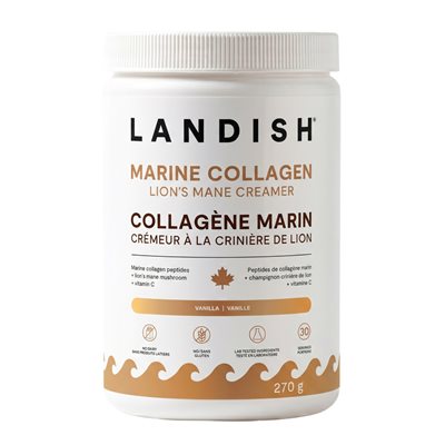 Landish Collagène Marin Crémeur À La Crinière De Lion 270 G