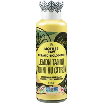 Mother Raw lemon and tahini dressing & marinade 6 x 242 ml