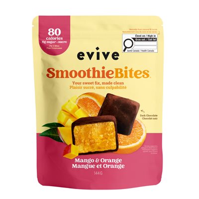 Evive Smoothie Bites Mango Orange 144g