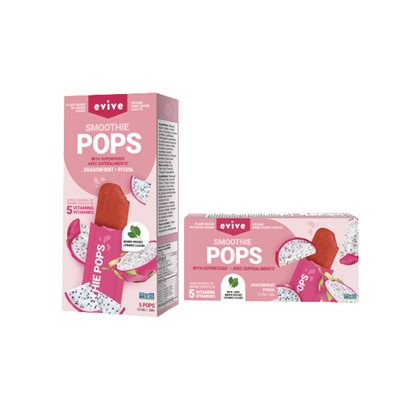 Evive Peach Smoothie Pops (5 x 50ml)