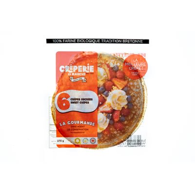 Crêperie du Marché 6 sweet crêpes (270g)