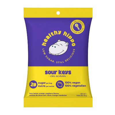 Healthy Hippo Sour Keys 50G