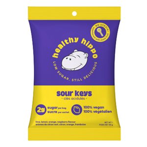 Healthy Hippo Sour Keys 50G