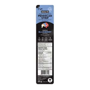Mitsoh Pemmican Strip Maple Blueberry 23g