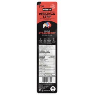 Mitsoh Pemmican Strip Maple Strawberry 23g
