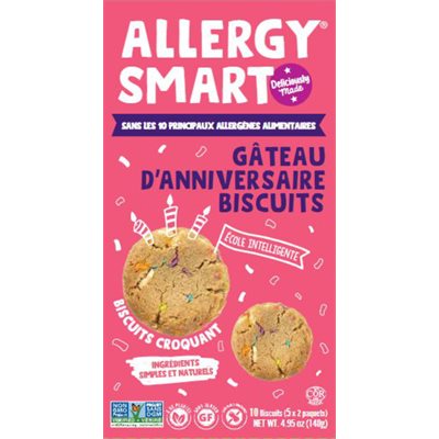 Allergy Smart Birthday Cake Cookie 140G