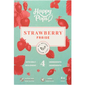 Happy Pops Strawberry 4 x 66 ml 